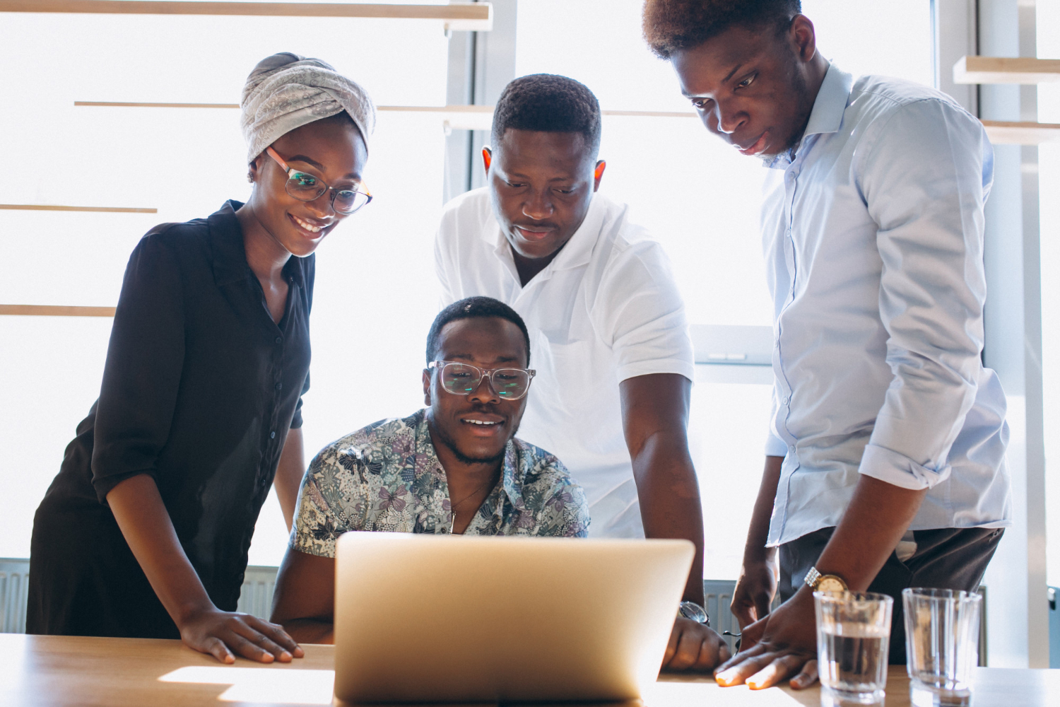 group-afro-americans-working-together